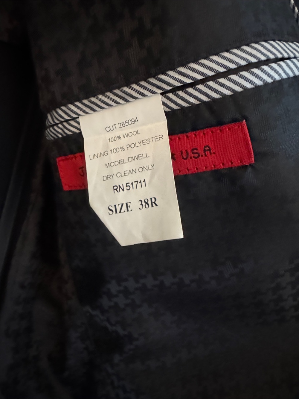 John Varvatos Black Single-Breasted Blazer - Picture 2 of 5